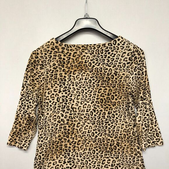 Chico's Women 3/4 Sleeve Animal Prints Blouse Top Shirt Size 1 US Medium B272 -9 - Picture 11 of 12